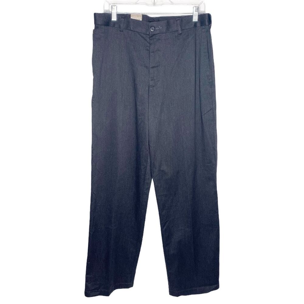 NWT Men's Dockers Premium Relaxed Fit Grey Pants W32 X L32